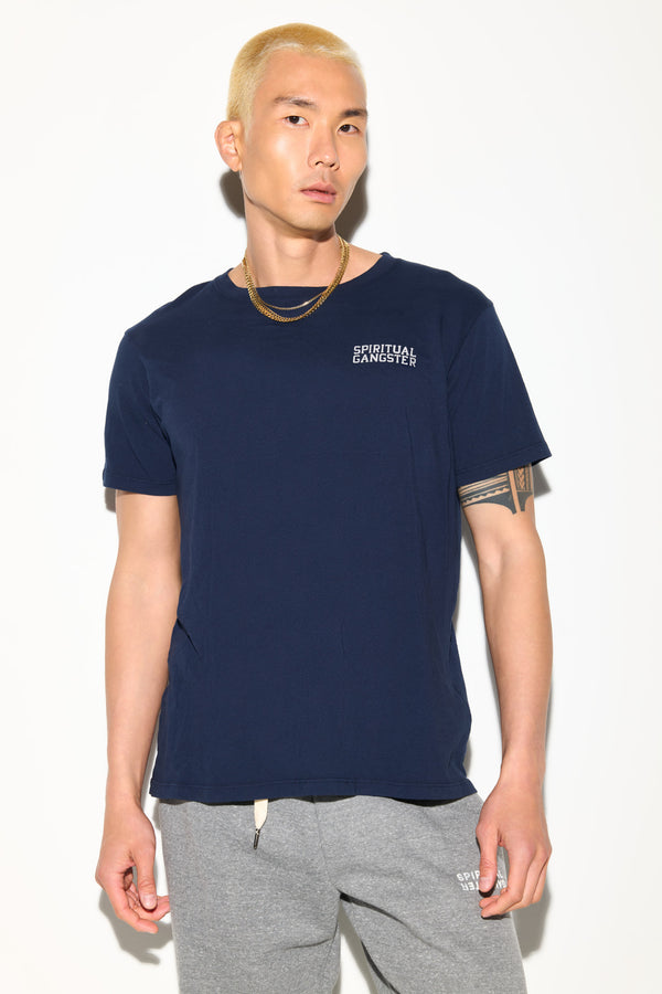 spiritual gangster SG Emblem Men's Classic Tee MIDNIGHT NAVY