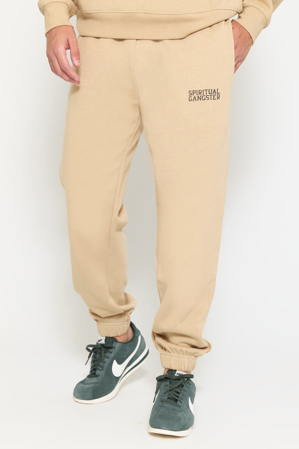 spiritual gangster SG Emblem Men's Sweatpant SANDSTONE
