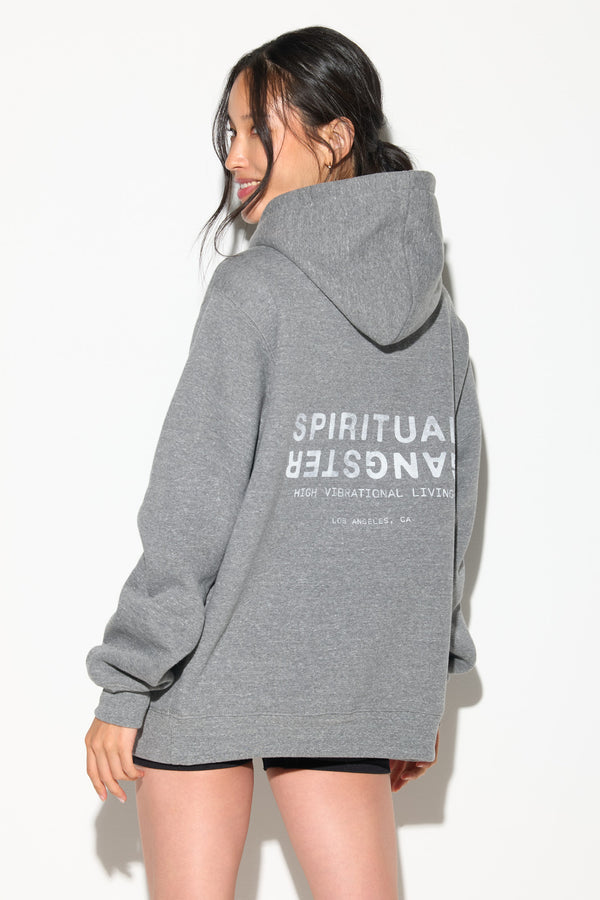 Spiritual Gangster SG Living Beckham Hoodie HEATHER GREY