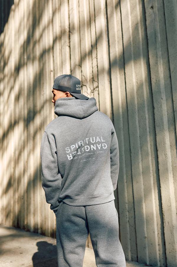 Spiritual Gangster SG Living Beckham Hoodie HEATHER GREY
