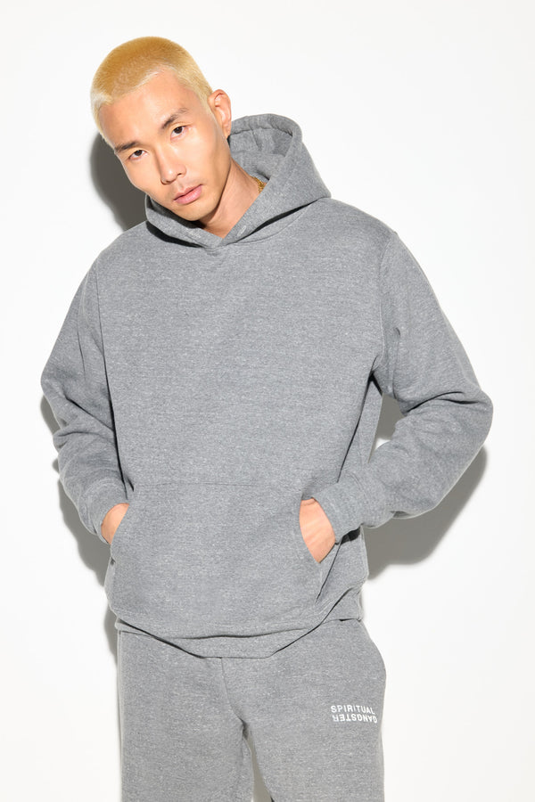 spiritual gangster SG Living Beckham Hoodie HEATHER GREY
