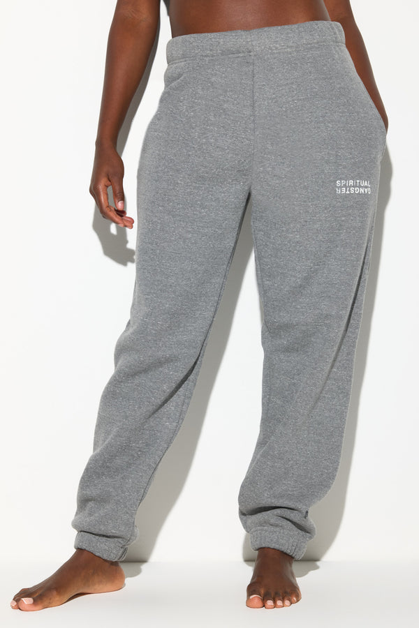 Spiritual Gangster SG Logo Ian Sweatpant HEATHER GREY