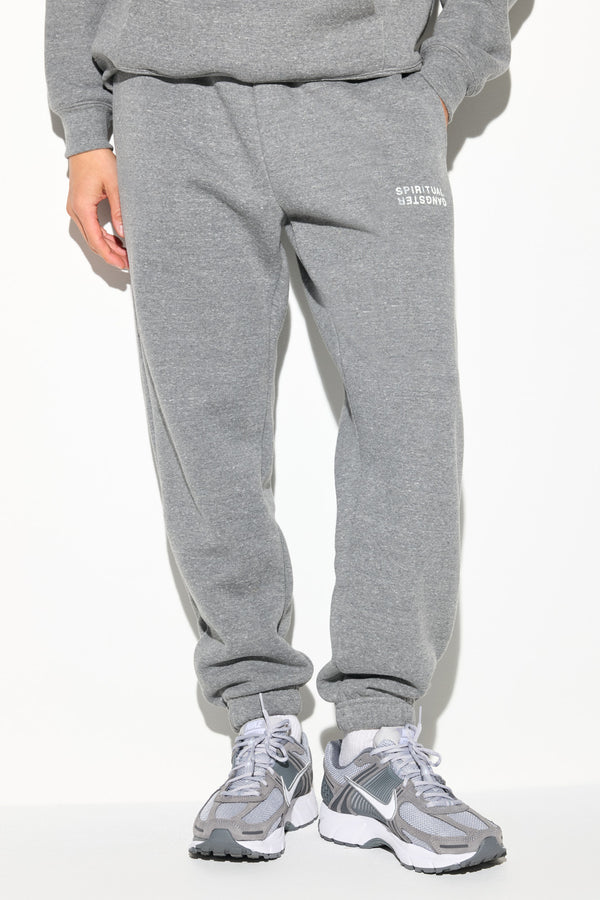 spiritual gangster SG Logo Ian Sweatpant HEATHER GREY