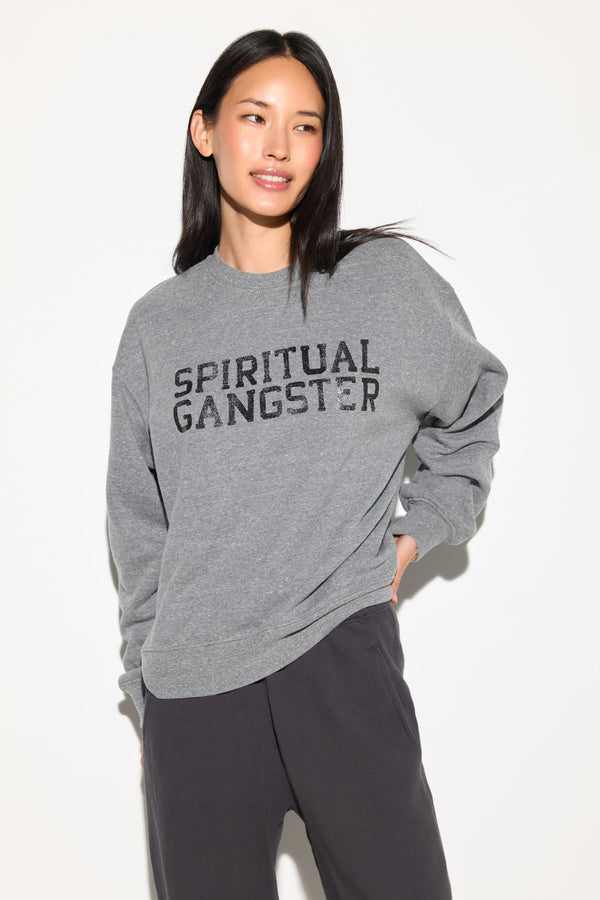 Spiritual Gangster SG Shine La Brea Crew HEATHER GREY