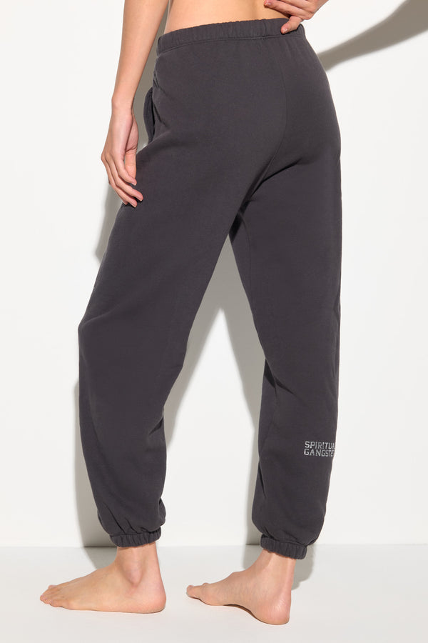 spiritual gangster SG Shine Sol Sweatpant VINTAGE BLACK