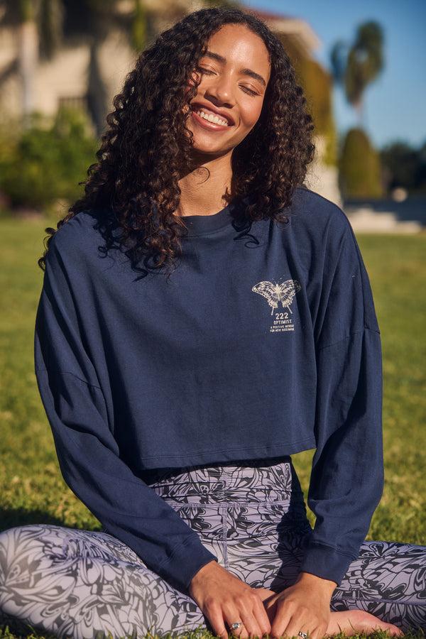 spiritual gangster Signs Of Manifest Sierra Top INDIGO