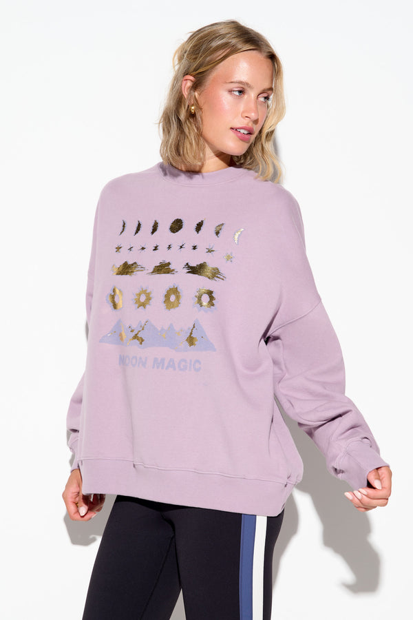 Spiritual Gangster Spellbound Boyfriend Crew ORCHID MOON