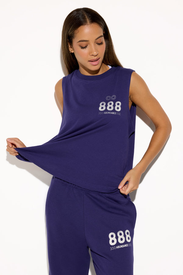 Spiritual Gangster 888 Abundance Vibe Tank ECLIPSE