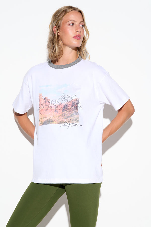 spiritual gangster Above Me Boyfriend Ringer WHITE