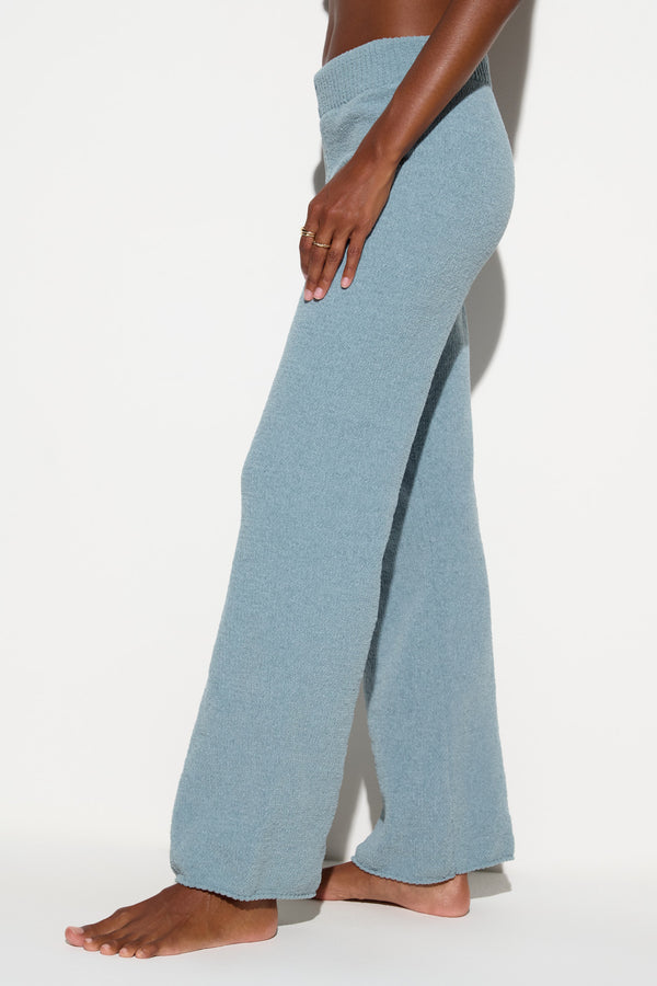Spiritual Gangster Allegra Chenille Pant OCEAN FOG