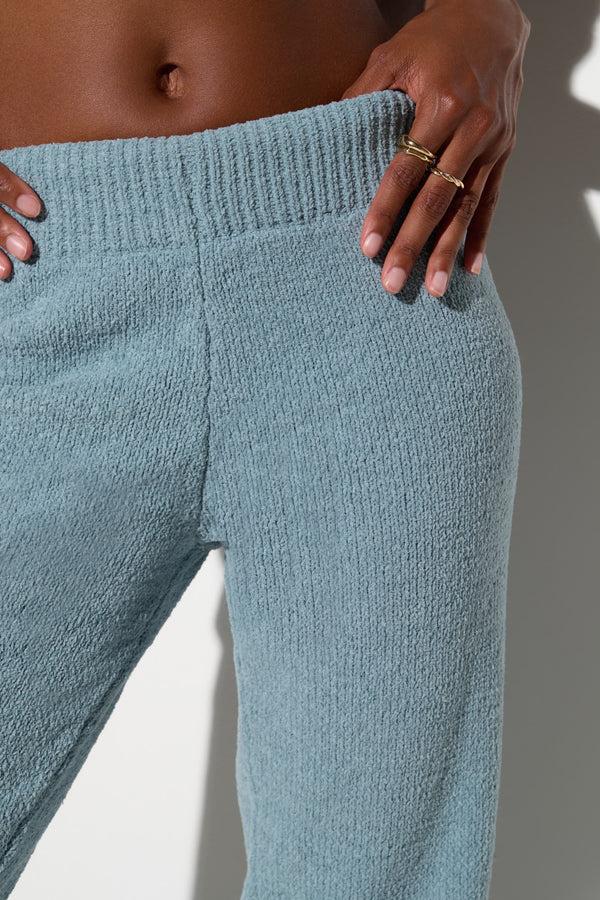 Spiritual Gangster Allegra Chenille Pant OCEAN FOG