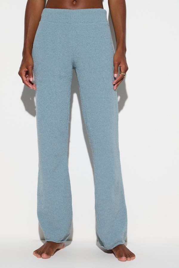spiritual gangster Allegra Chenille Pant OCEAN FOG