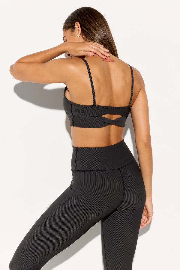 Spiritual Gangster Auralight Aria Bra BLACK