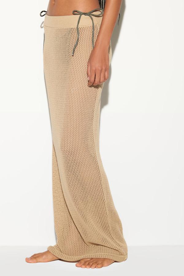 Spiritual Gangster Carmen Crochet Skirt PALO SANTO