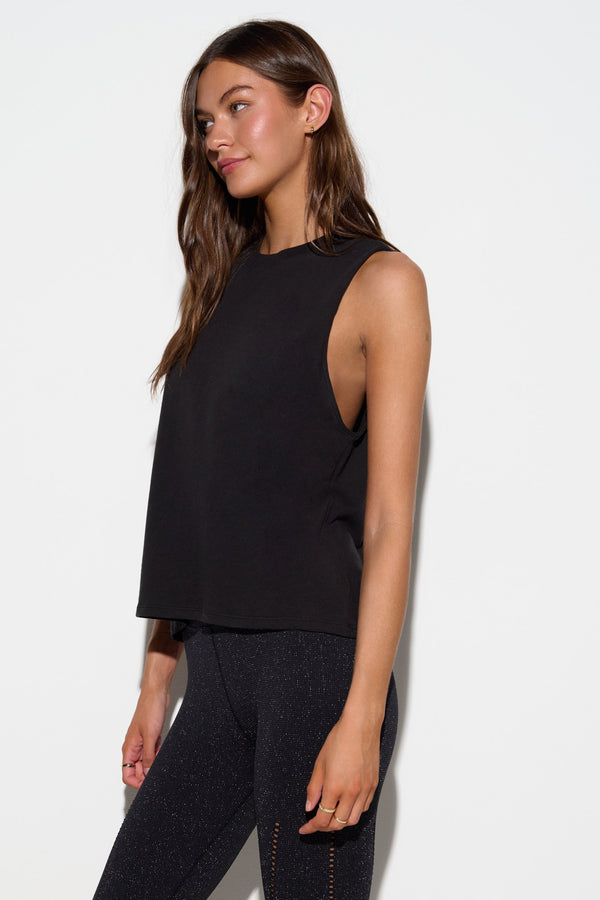 Spiritual Gangster Cosmic Love Vibe Tank BLACK