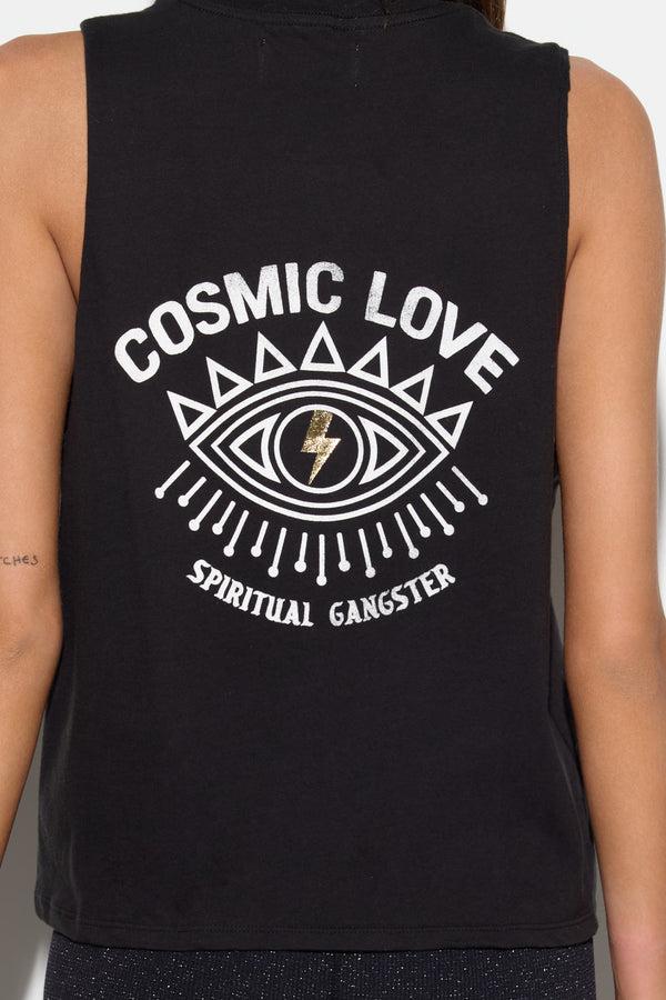 Spiritual Gangster Cosmic Love Vibe Tank BLACK