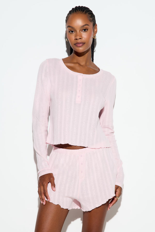 spiritual gangster Delphi Top PINK QUARTZ