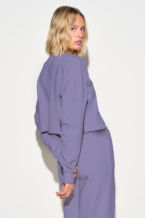 Spiritual Gangster Drina Crop Sweatshirt DAWN