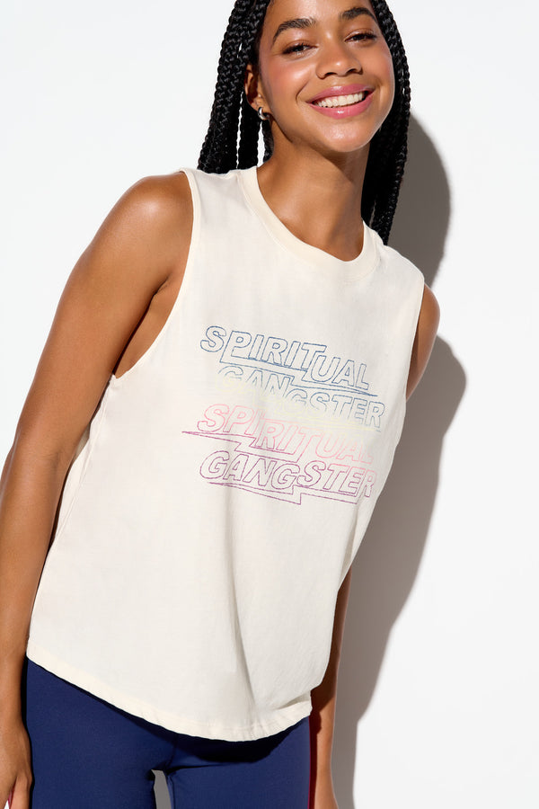 Spiritual Gangster Electric SG Vibe Tank CANVAS