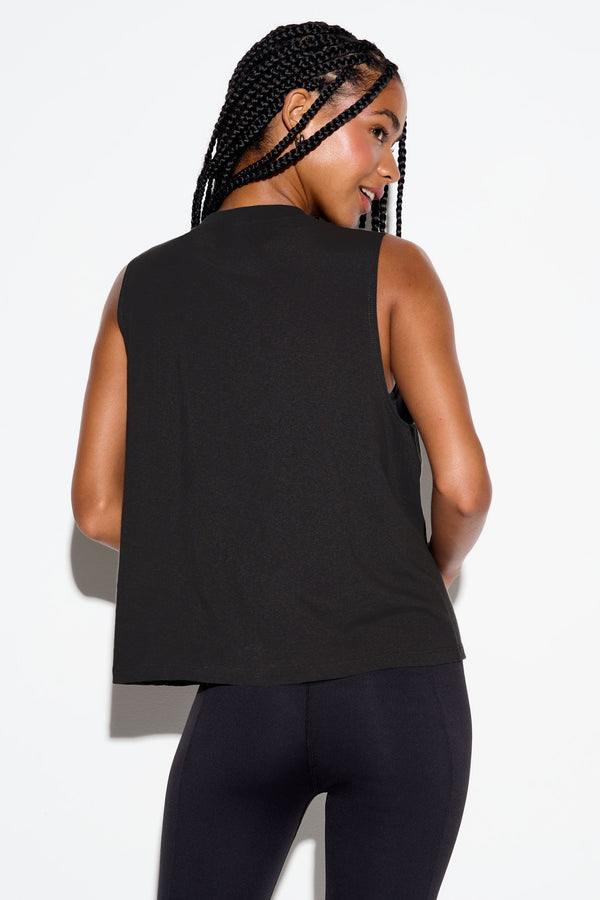 Spiritual Gangster Eye Love Vibe Tank BLACK