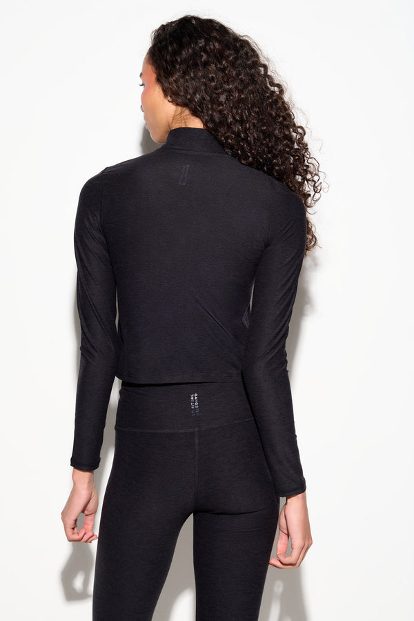 Spiritual Gangster HeatherCloud Haven Jacket BLACK