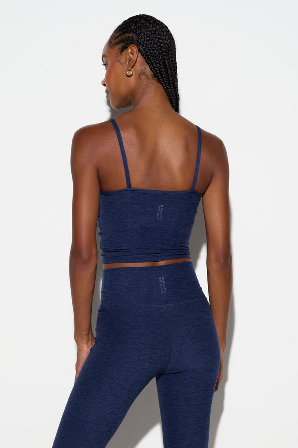 Spiritual Gangster HeatherCloud Sasha Tank INDIGO