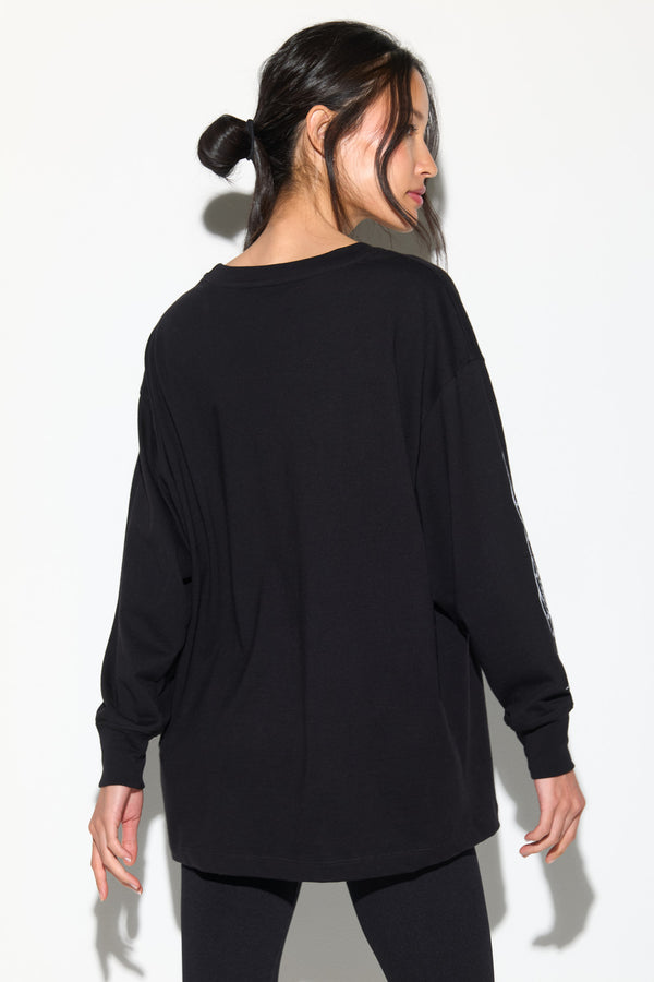 Spiritual Gangster Live Free Jett Top BLACK