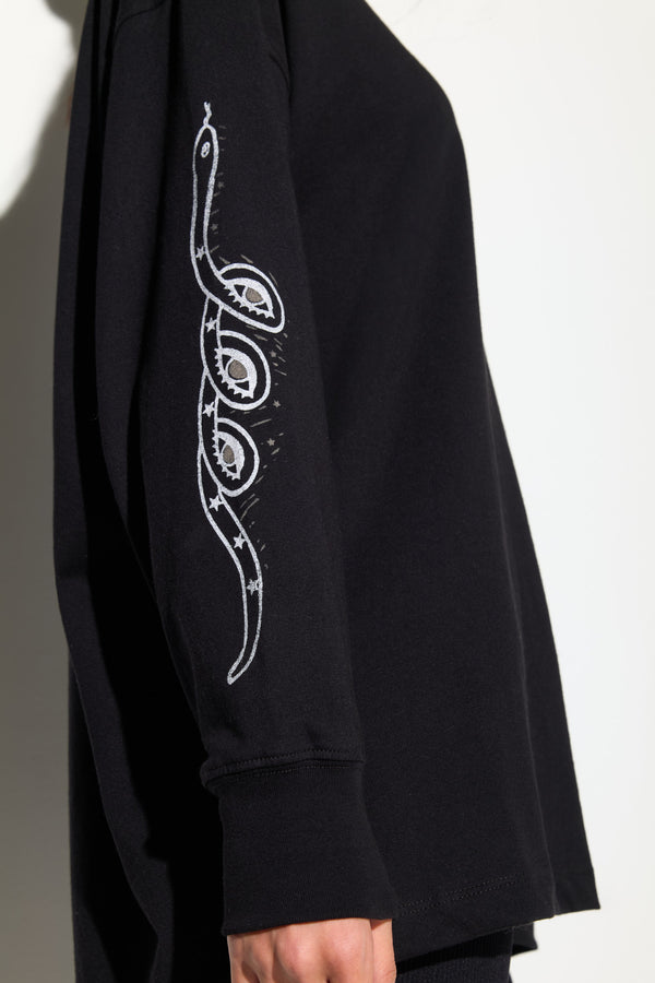 Spiritual Gangster Live Free Jett Top BLACK