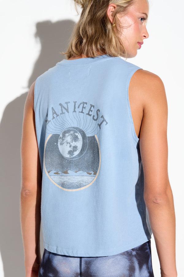 Spiritual Gangster Moon Dunes Vibe Tank RAIN