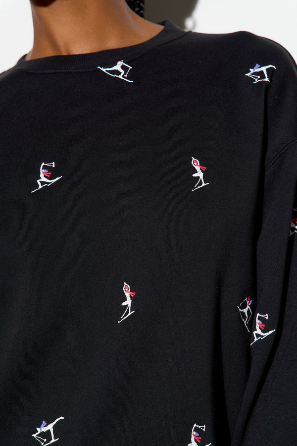 Spiritual Gangster Namaski Astrid Crew BLACK