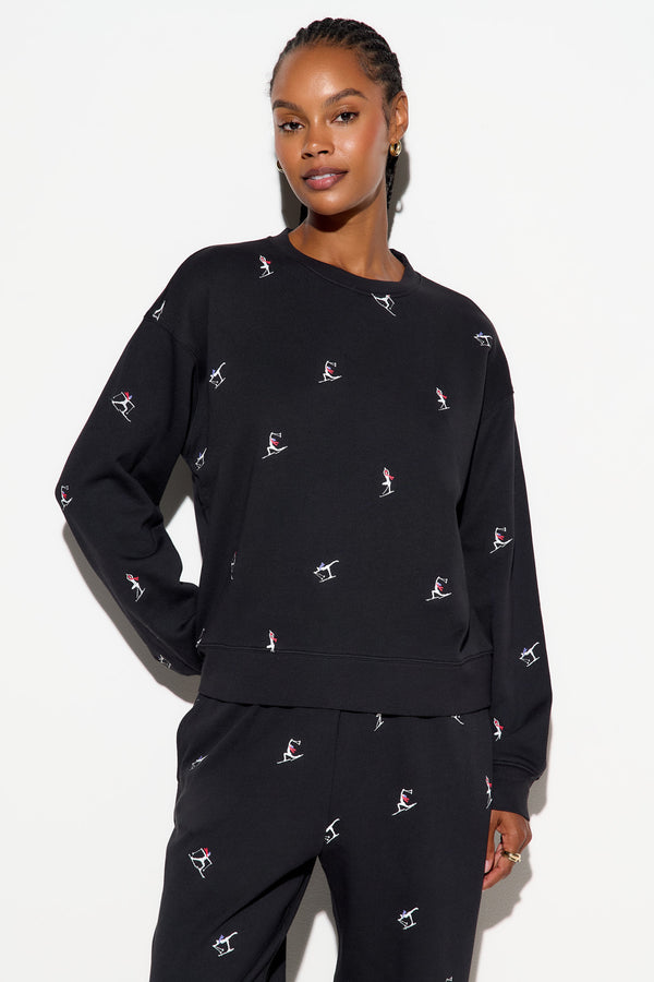 spiritual gangster Namaski Astrid Crew BLACK