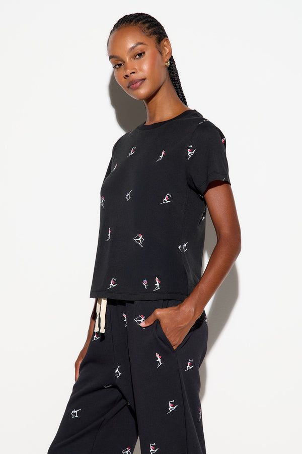 Spiritual Gangster Namaski Fairfax Tee BLACK