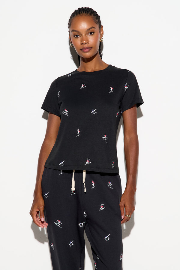 spiritual gangster Namaski Fairfax Tee BLACK