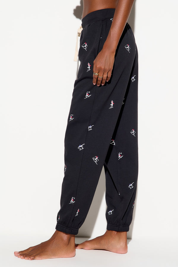 Spiritual Gangster Namaski Hudson Sweatpant BLACK