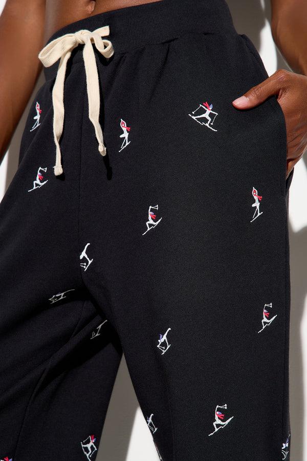 Spiritual Gangster Namaski Hudson Sweatpant BLACK