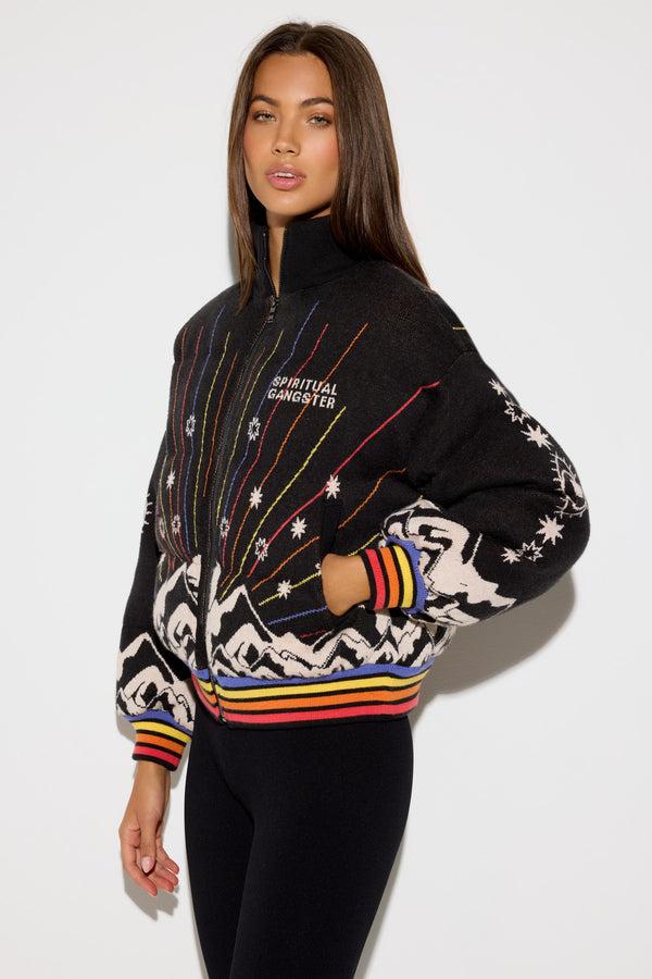 Spiritual Gangster Namaski Rays Rumi Puffer BLACK