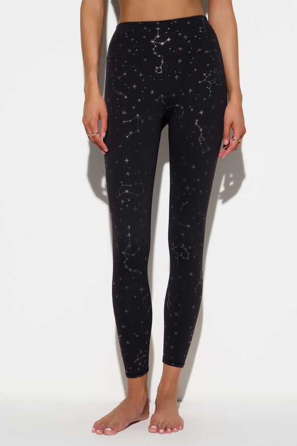 Spiritual Gangster Nirvana Lotus Legging BLACK