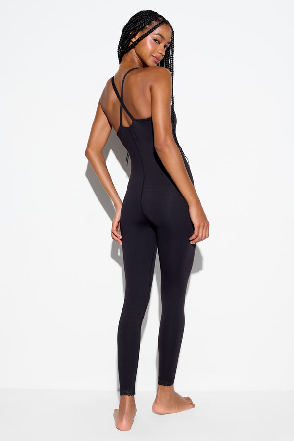 Spiritual Gangster Nirvana Selena Jumpsuit BLACK