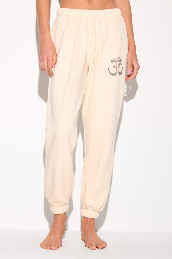 Spiritual Gangster Ohm Portia Sweatpant CANVAS