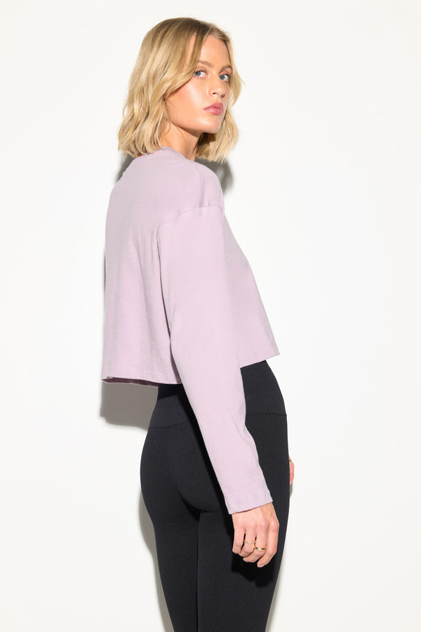 Spiritual Gangster Optimist Drew Top ORCHID MOON