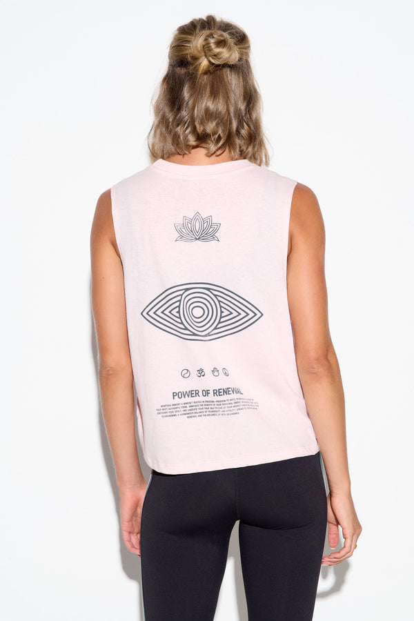Spiritual Gangster Renewal Vibe Tank PINK QUARTZ
