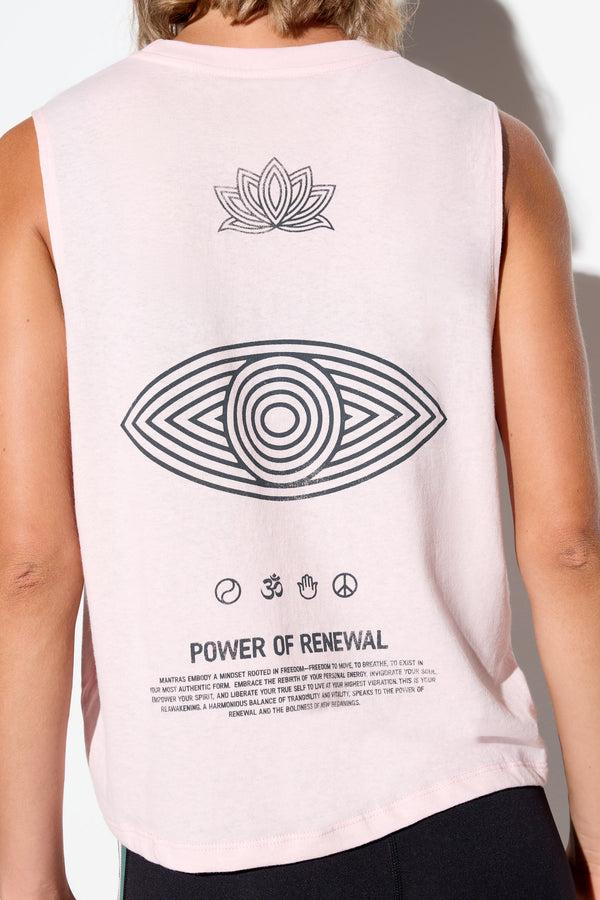 Spiritual Gangster Renewal Vibe Tank PINK QUARTZ