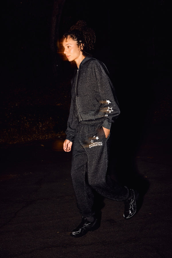 spiritual gangster Saturn Sweatpant BLACK