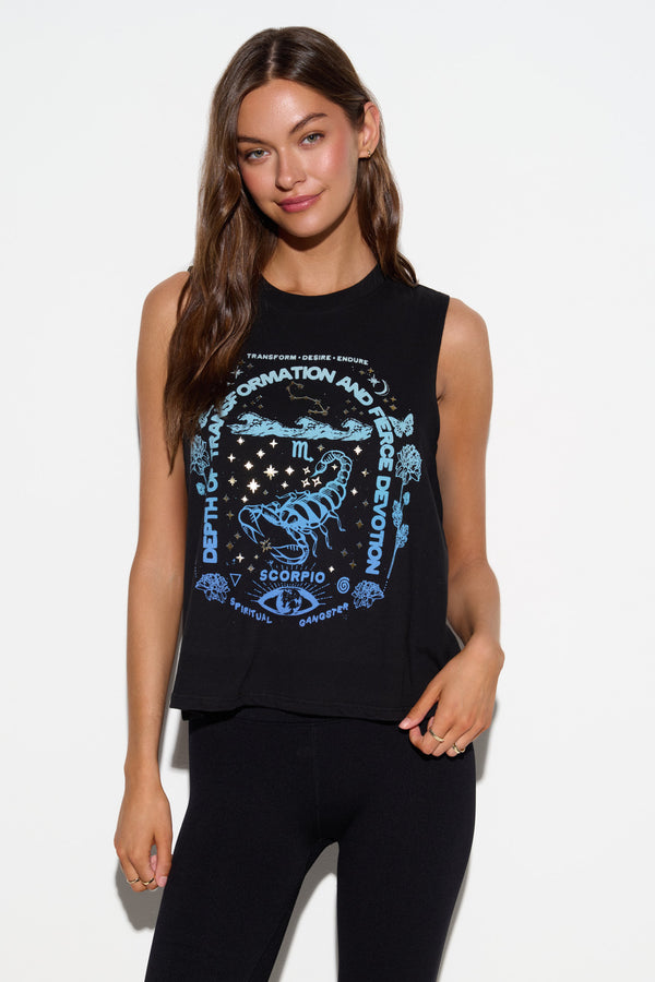 spiritual gangster Scorpio Vibe Tank SCORPIO
