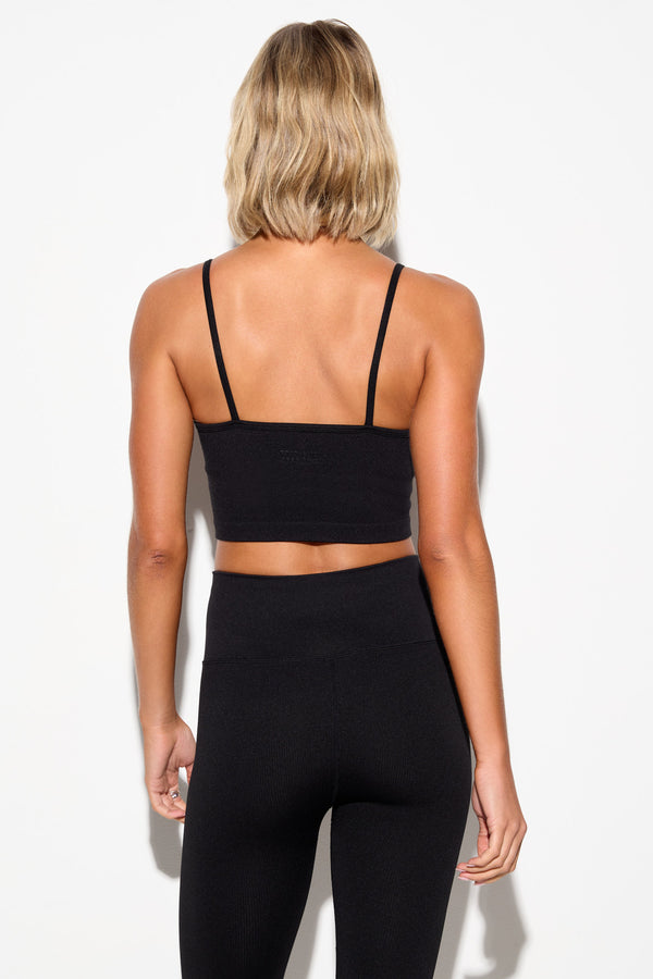 Spiritual Gangster Seamless Exhale Tank BLACK