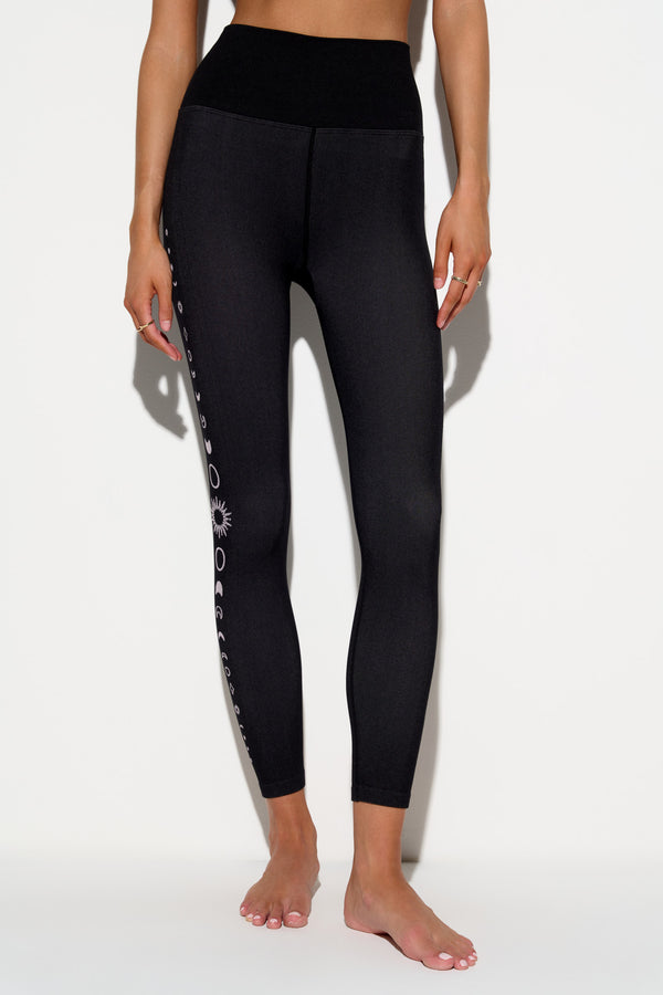 Spiritual Gangster Seamless Icon Legging BLACK