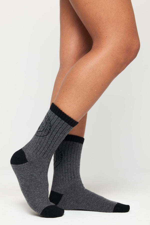 Spiritual Gangster SG Cashmere Wool Crew Sock ONE