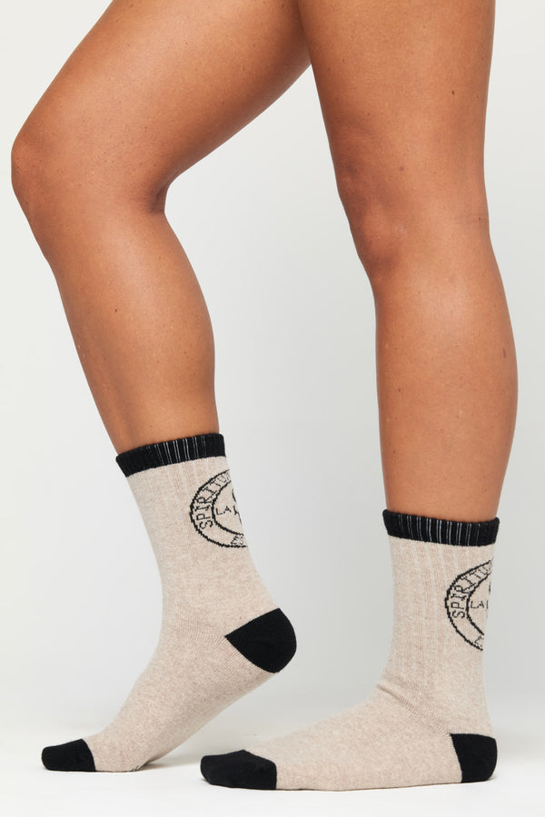 Spiritual Gangster SG Cashmere Wool Crew Sock ONE