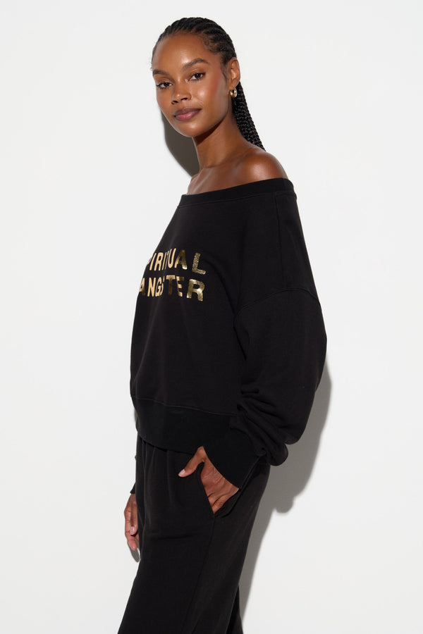 Spiritual Gangster SG La Vida 2.0 Sweatshirt BLACK