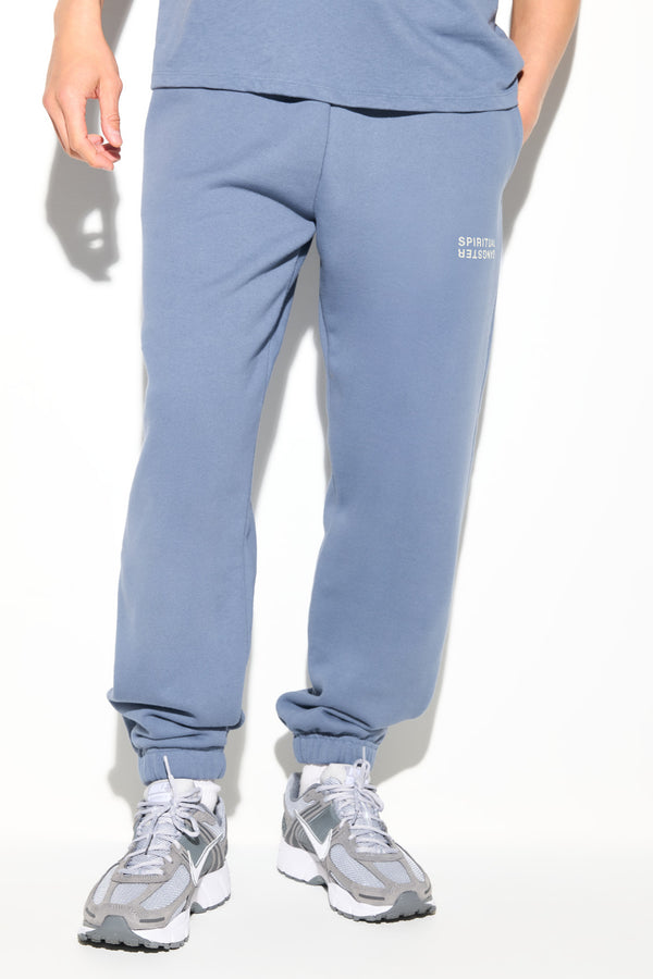 spiritual gangster SG Logo Ian Sweatpant BLUE JEAN